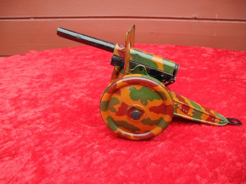 Große blechspielzeug kanone - große,