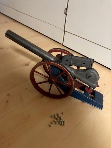 Blechspielzeug militär kanone - blechspielzeug,