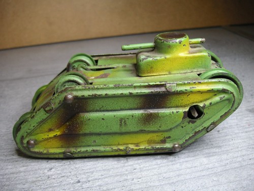 Uralt panzer ww1 mit - ww1, uhrwerk