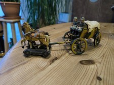 Seltenes Pferdegespann -