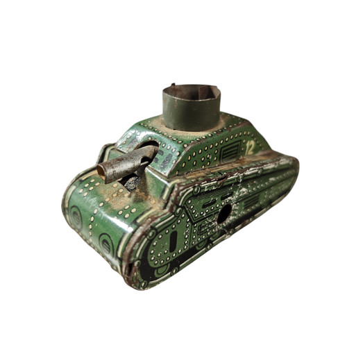 Altes blech spielzeug panzer - blech,
